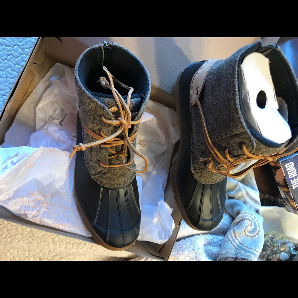 Sperry Saltwater Wedge Tide Wool Boot